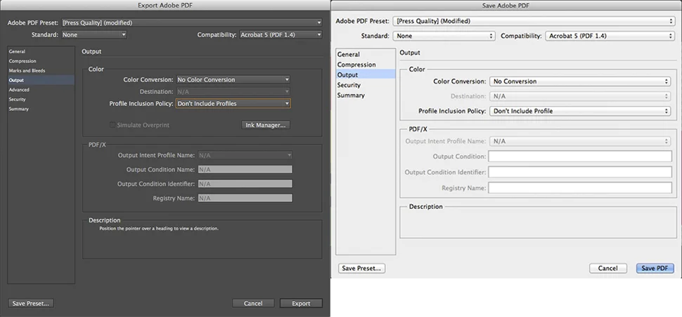 Exporting Your CMYK File to PDF
