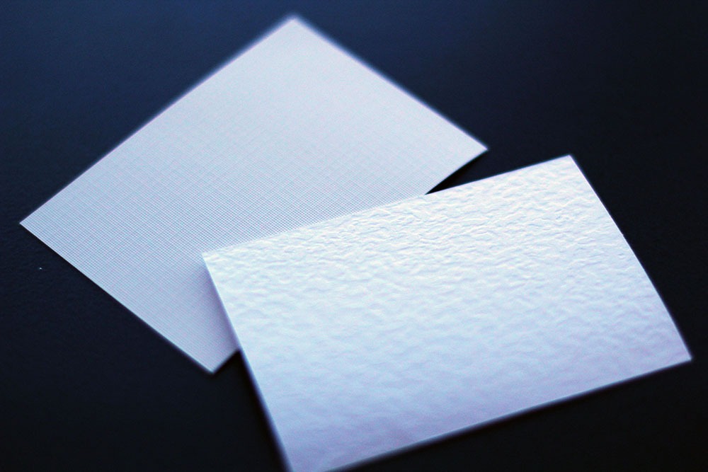 Book cloth with uncoated surface