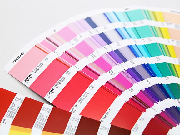 Pantone swatches