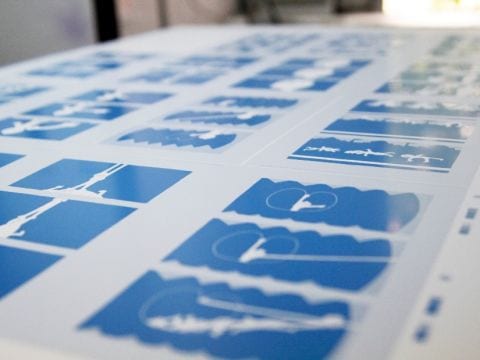 How are printing plates made? After imposition, each parent-sheet-sized art file is split out into four separate files, one for each color of ink: cyan, magenta, yellow, and black (CMYK). From there, each separated file is laser-engraved onto its own...