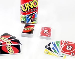 Pack of uno cards 