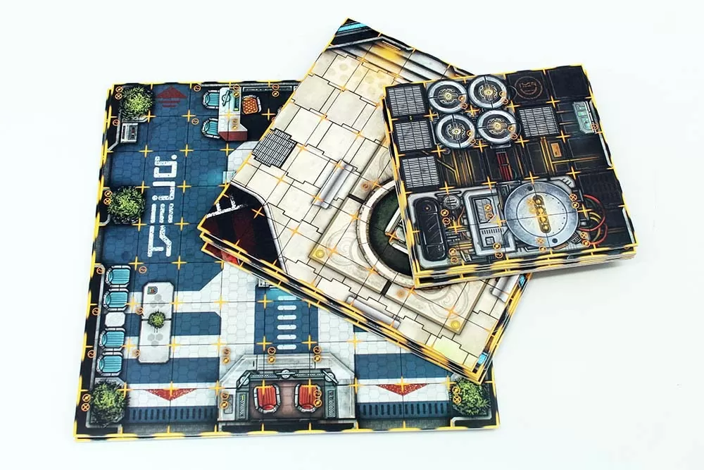 Cardboard board game mat