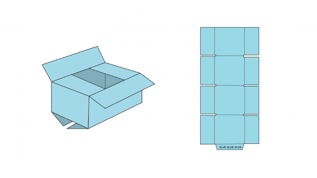Regular Slotted Carton Box Geometry