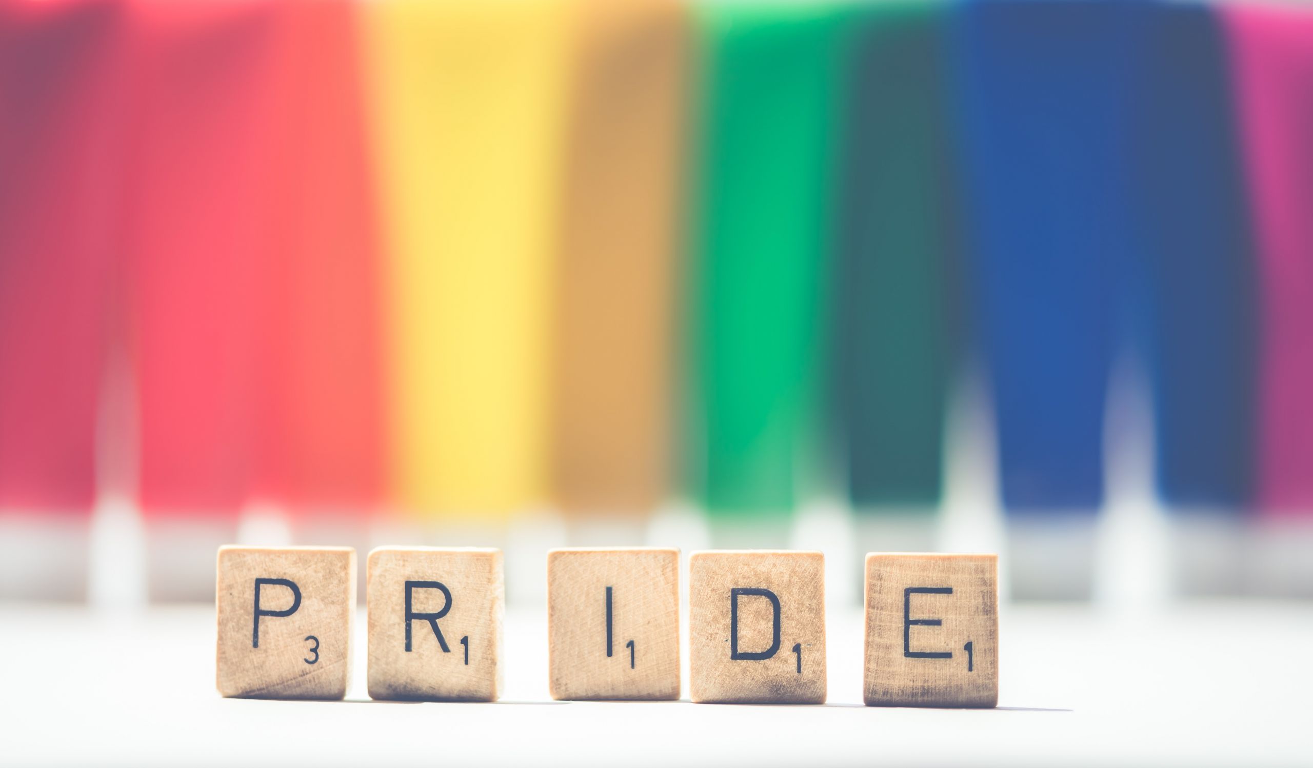 Pride Scrabble Pieces