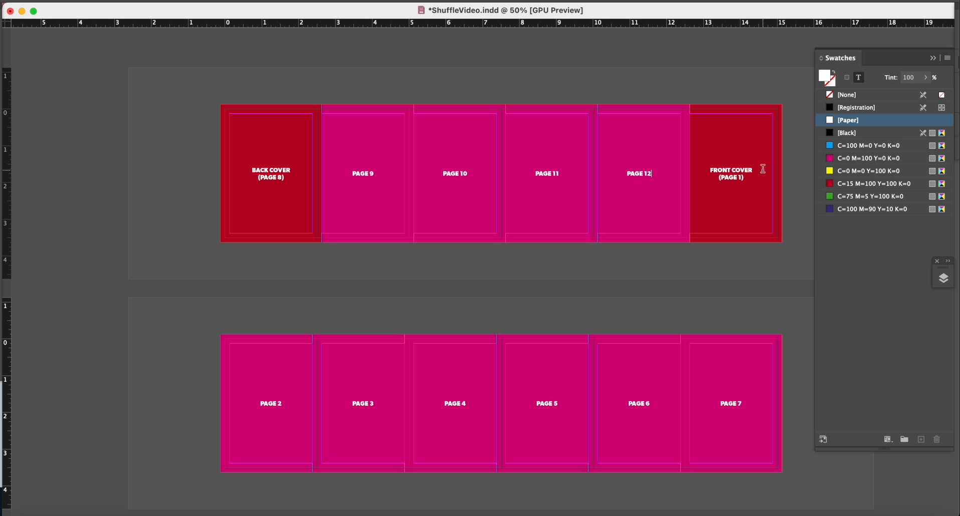 Shuffle Pages in InDesign for Accordion Booklets - PrintNinja