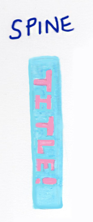 Spine diagram with placeholder title text